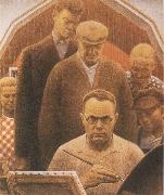 Grant Wood Return from Bohemia oil painting picture wholesale